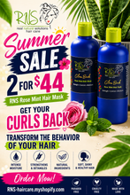 Load image into Gallery viewer, RNS Rose’ Hair Mint  Mask
